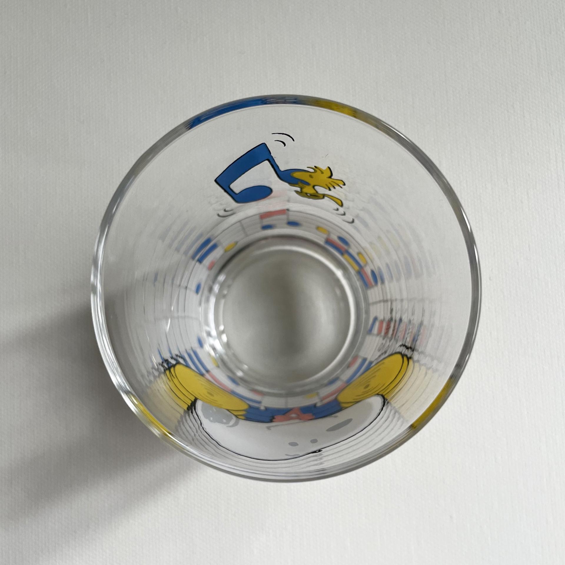 [VINTAGE] SNOOPY CYMBALS GLASS