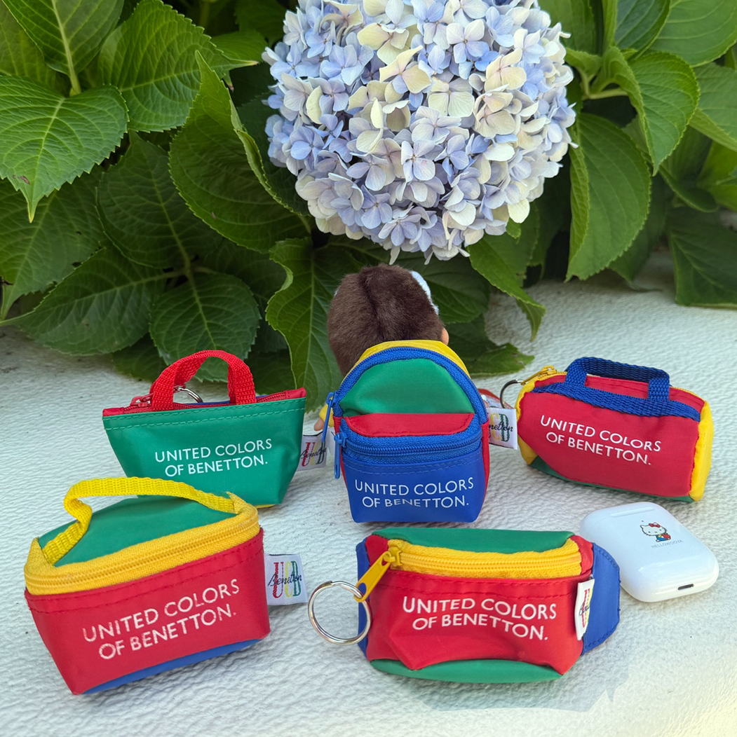 [VINTAGE] BENETTON MINI BAG KEY CHAIN