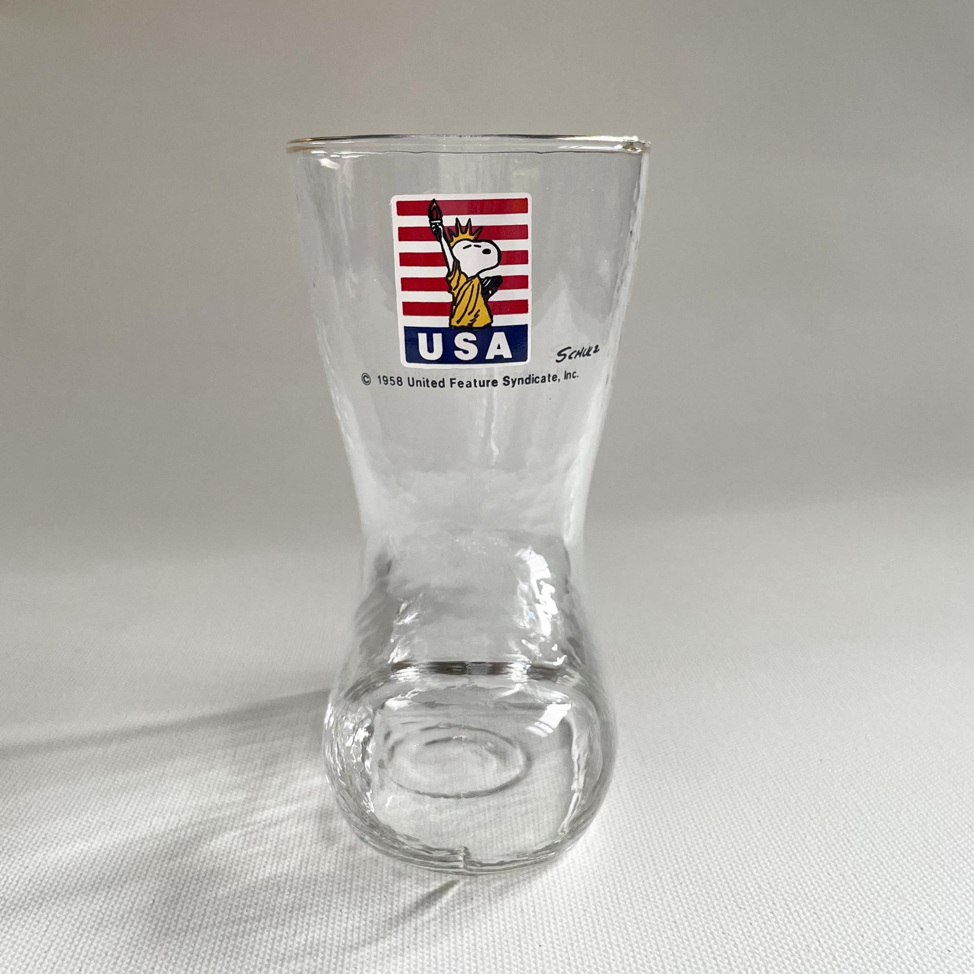 [VINTAGE] SNOOPY BOOTS GLASS