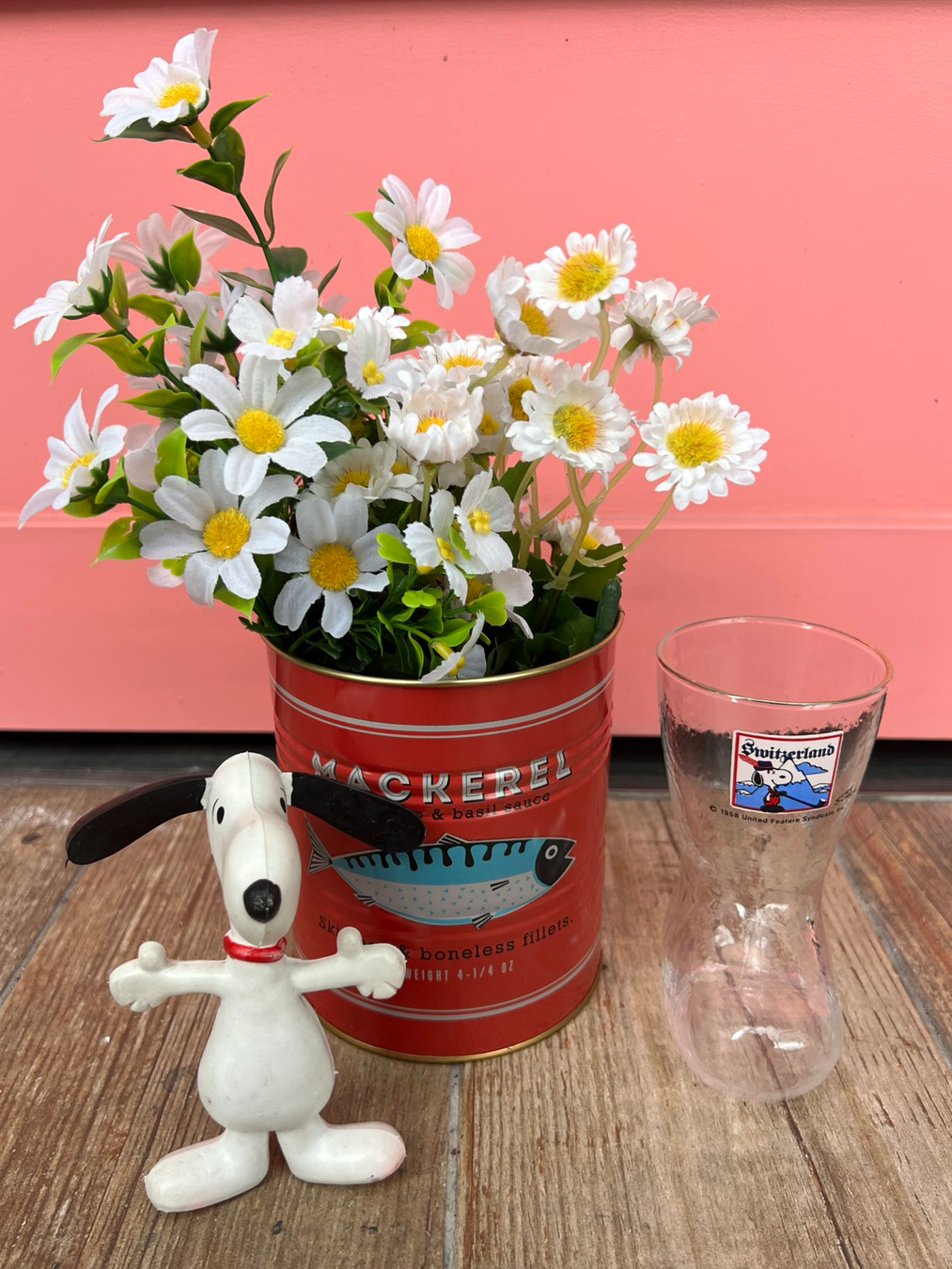 [VINTAGE] SNOOPY BOOTS GLASS
