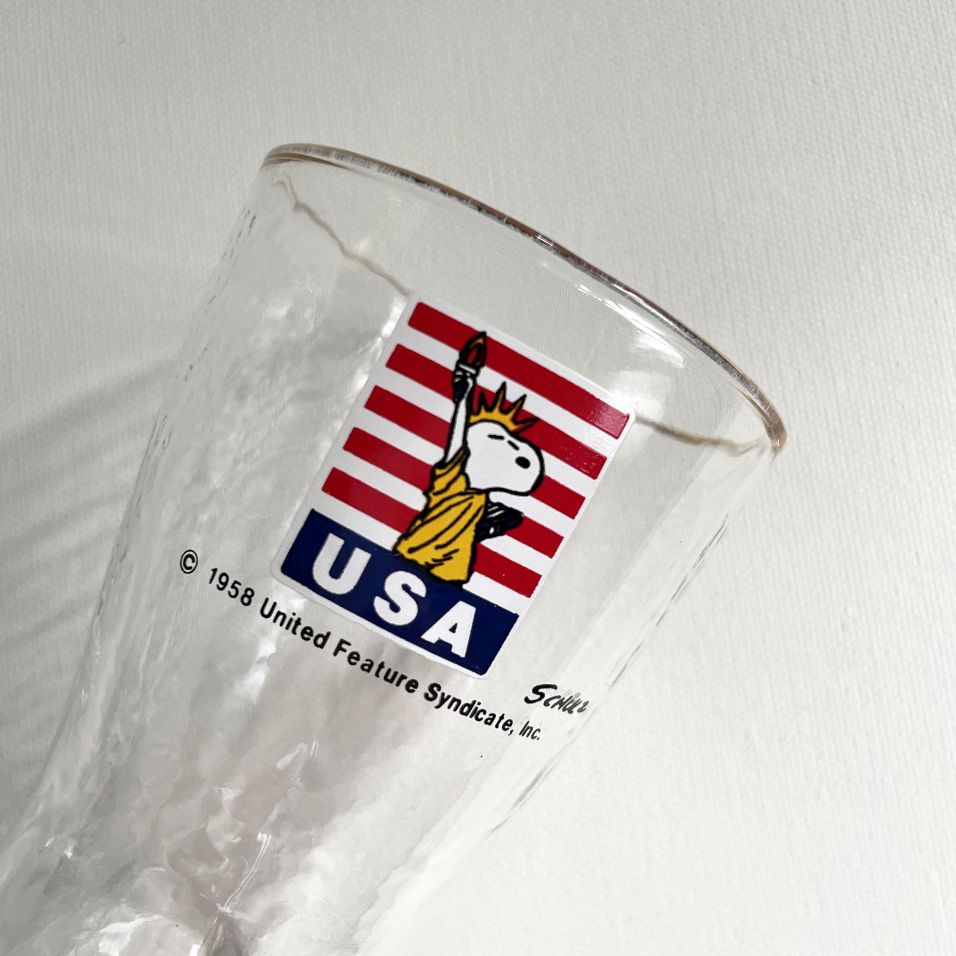 [VINTAGE] SNOOPY BOOTS GLASS