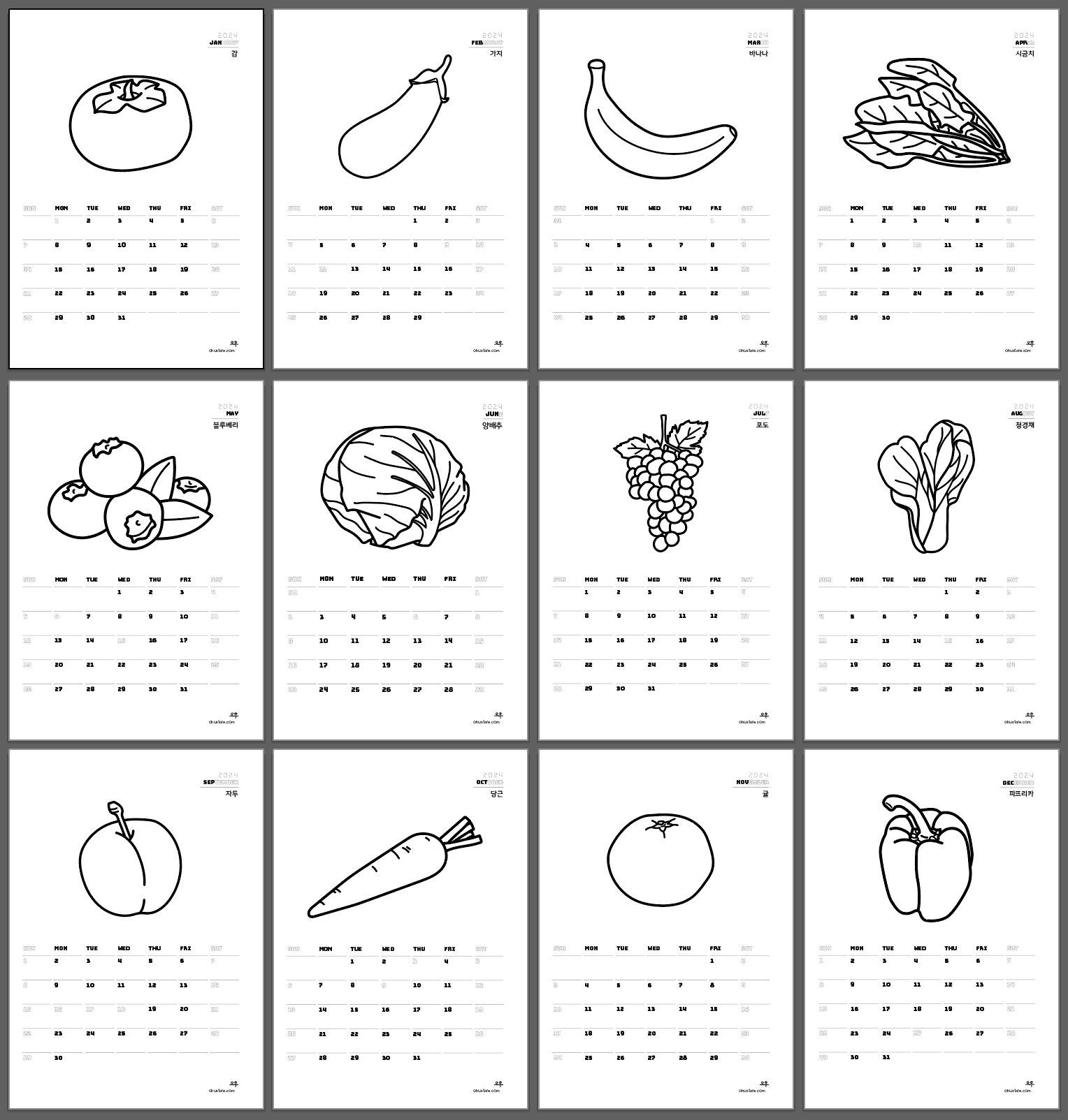 2024-coloring-calendar-diary
