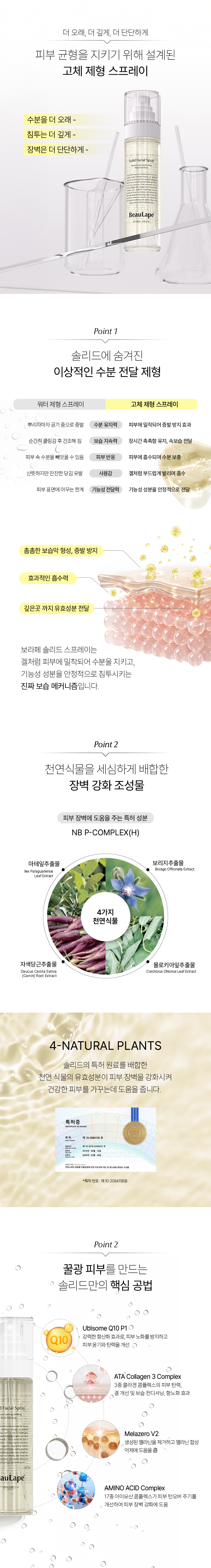 BeauLape 솔리드 스프레이 100ml