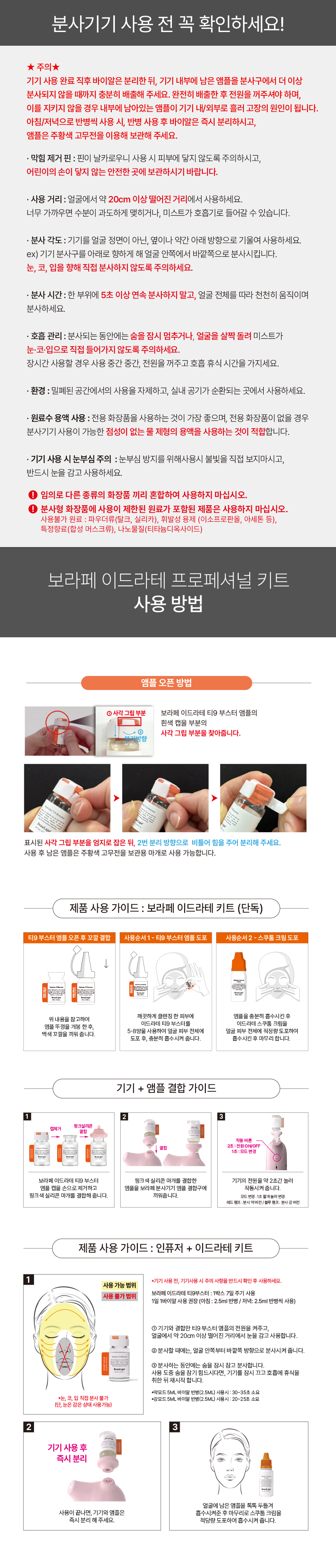 보라페 이드라테 프로페셔널 키트