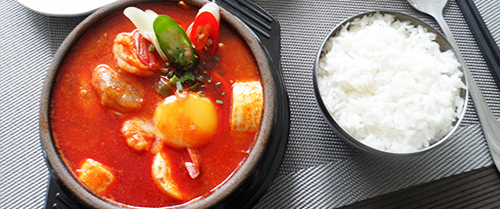 순두부 찌개 Sundubujjigae, Soondubu(tofu soup), スンドゥブチゲ, 嫩豆腐锅, 嫩豆腐鍋