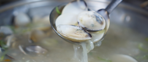 조개탕 jogaetang Clam Soup チョゲタン / 貝スープ 现煮辛拉面 蛤蜊湯