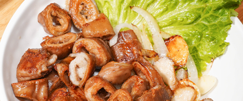 곱창구이 gopchanggui Grilled Beef Small Intestine/Grilled Pork Small Intestine コプチャングイ / コプチャン焼き 烤牛肠 烤牛小腸