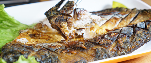 고등어구이 godeungeogui Grilled Mackerel コドゥンオグイ / サバ焼き 烤青花鱼 烤鯖魚