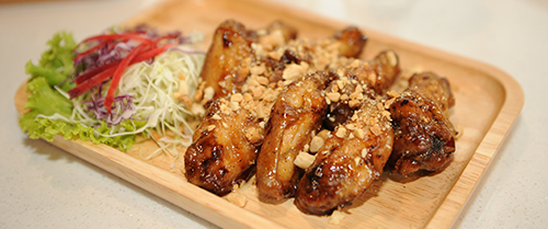 닭튀김(간장) Daktwigim(ganjang), Deep fried soy chicken