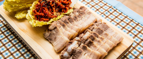 보쌈 bossam Napa Wraps with Pork ポッサム / ポサム 菜包肉 菜包肉
