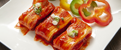 숙성 고추장 삼겹살 Gochujangsamgyeopsal, Aged Spicy Pork Belly, コチュジャンサムギョプサル, 辣椒酱烤五花肉, 辣椒醬烤五花肉