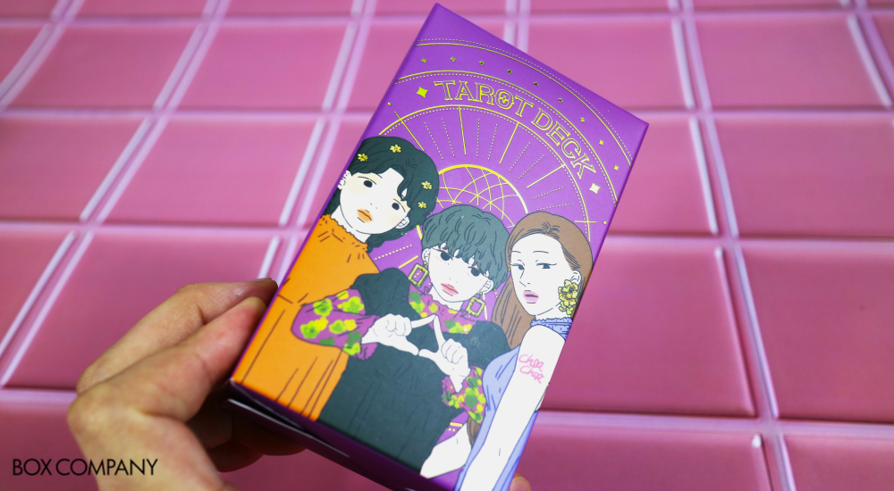 웹툰 굿즈 타로카드 단상자