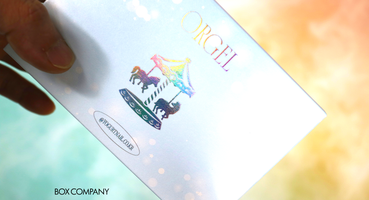 박스제작 오르골 PET 슬리브박스