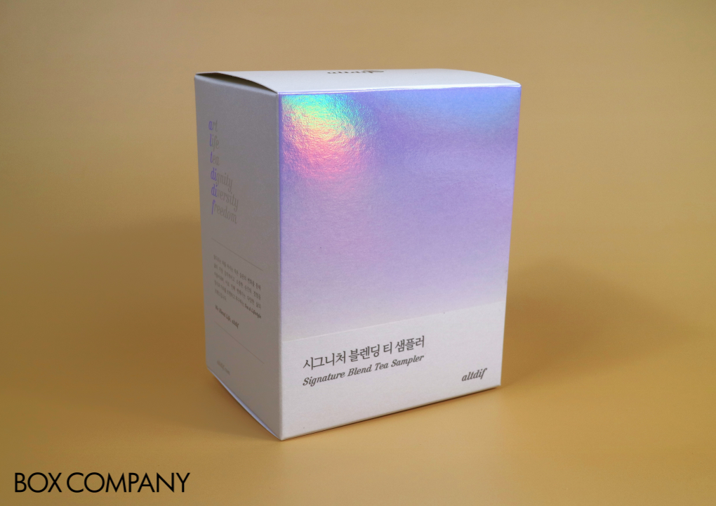박스제작 티샘플러 단상자