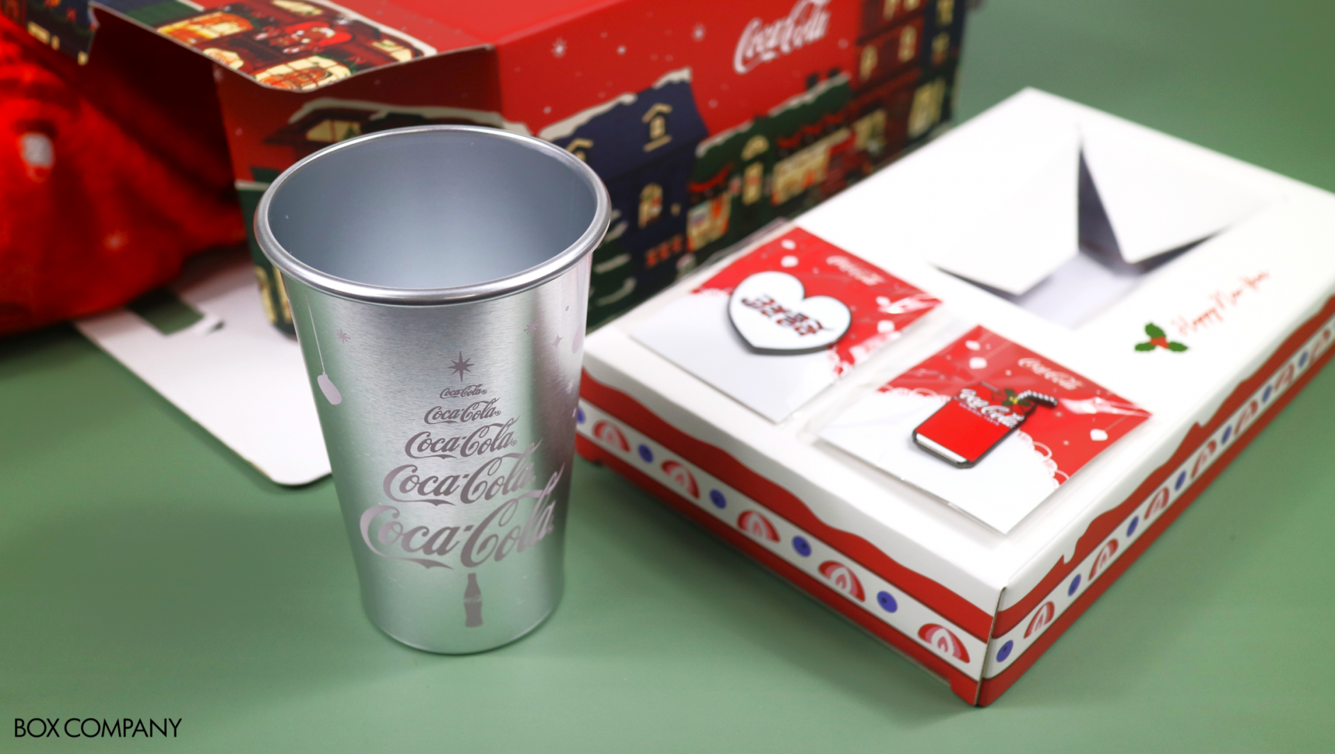 코카콜라 크리스마스 굿즈 패키지 제작