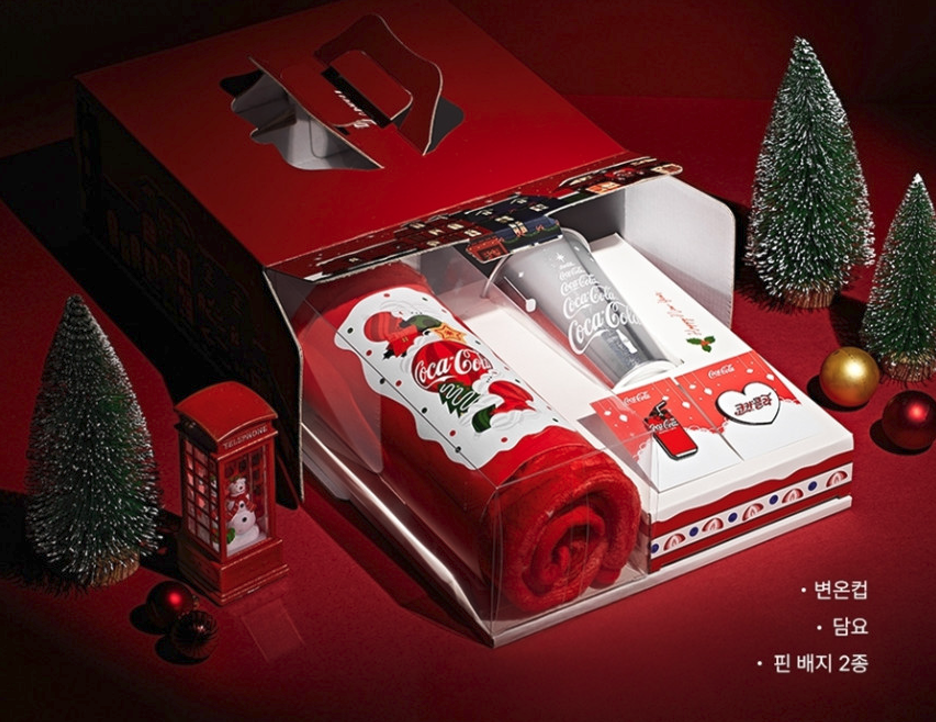 코카콜라 크리스마스 굿즈 패키지 제작