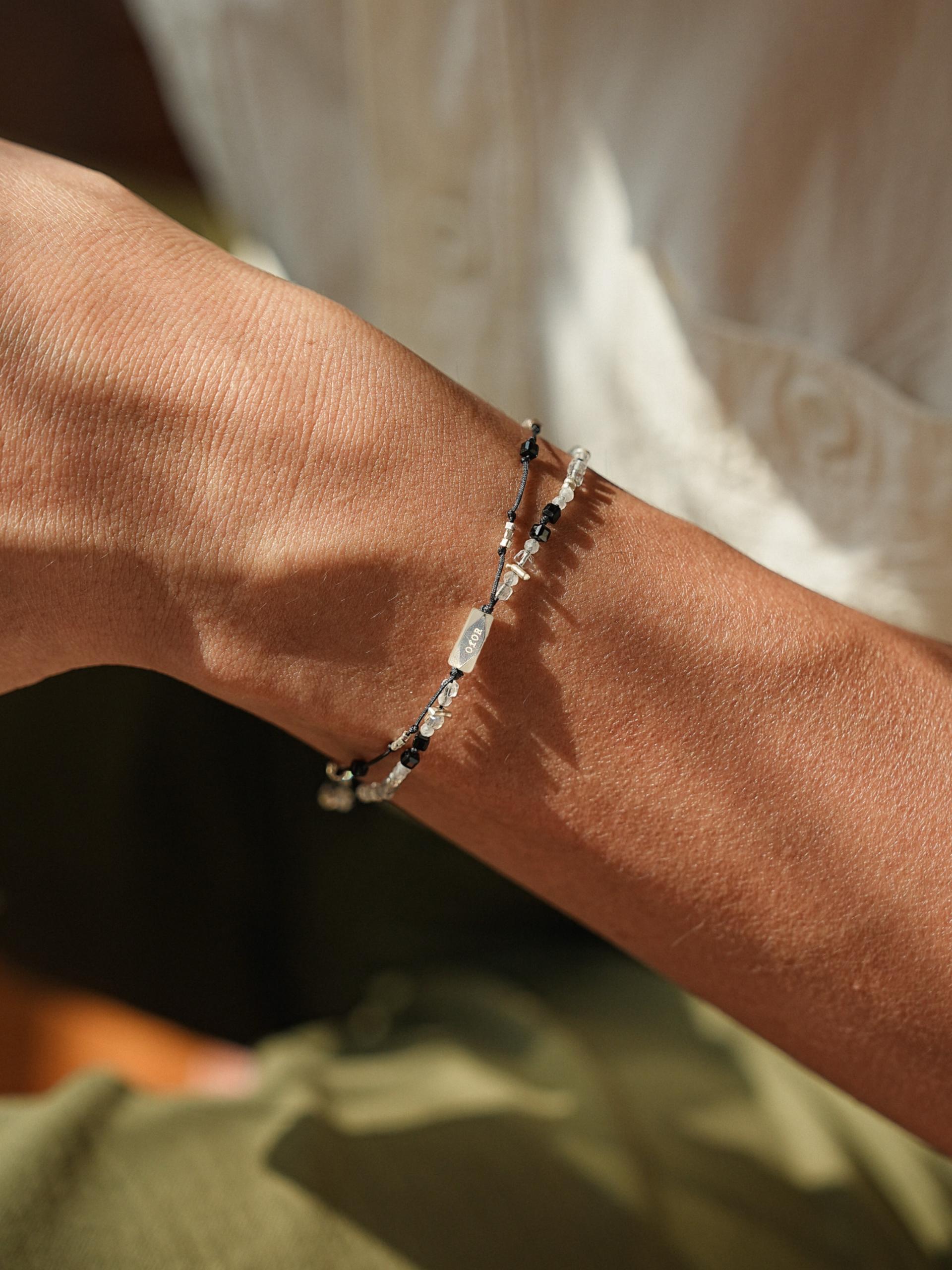 4月) 드림캐처, double line bracelet