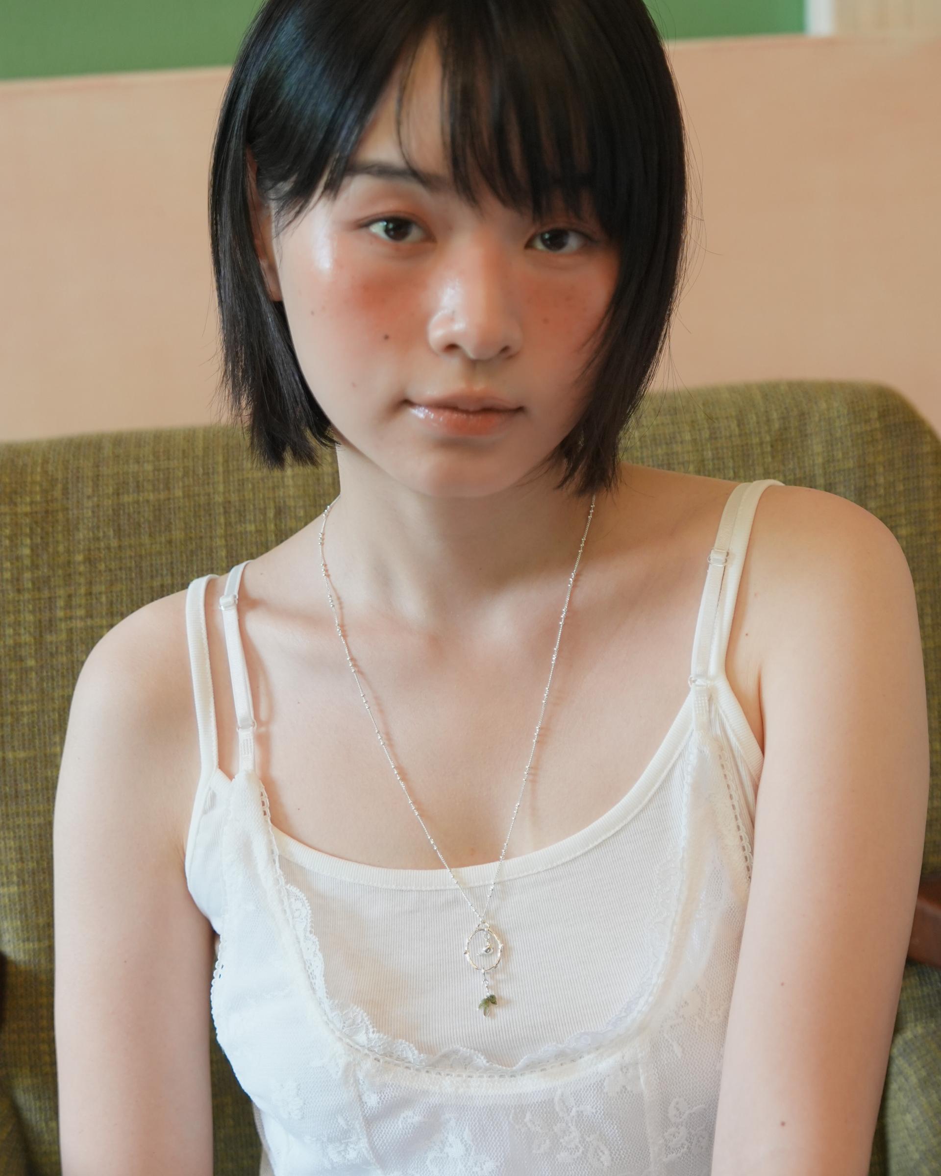 나의 정원, silver necklace (circle)