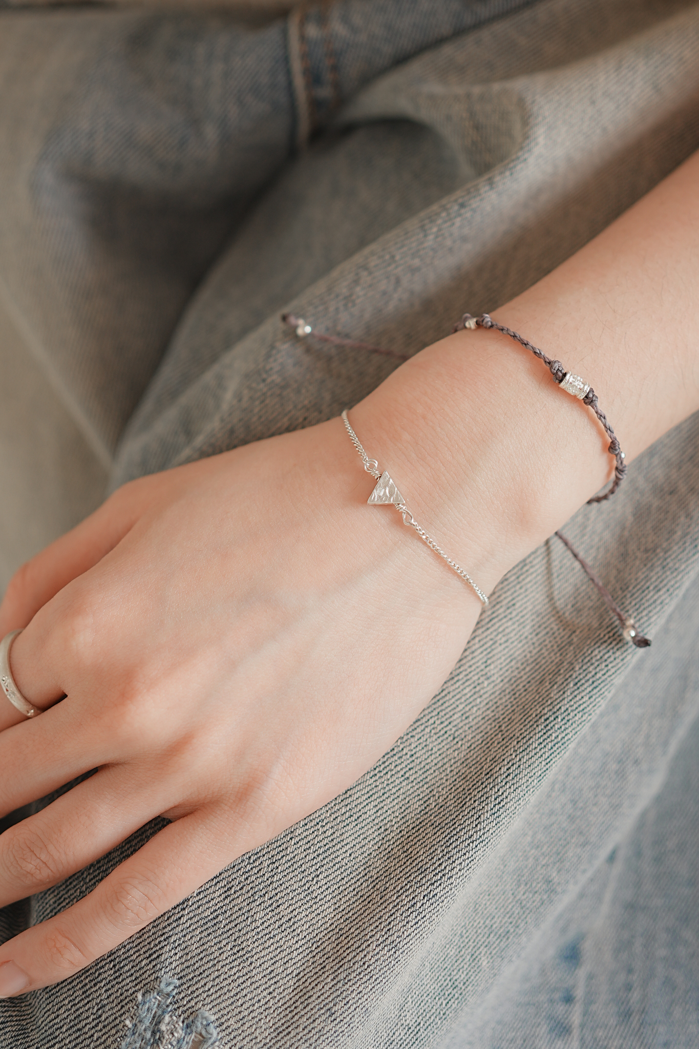 세발자전거, silver bracelet