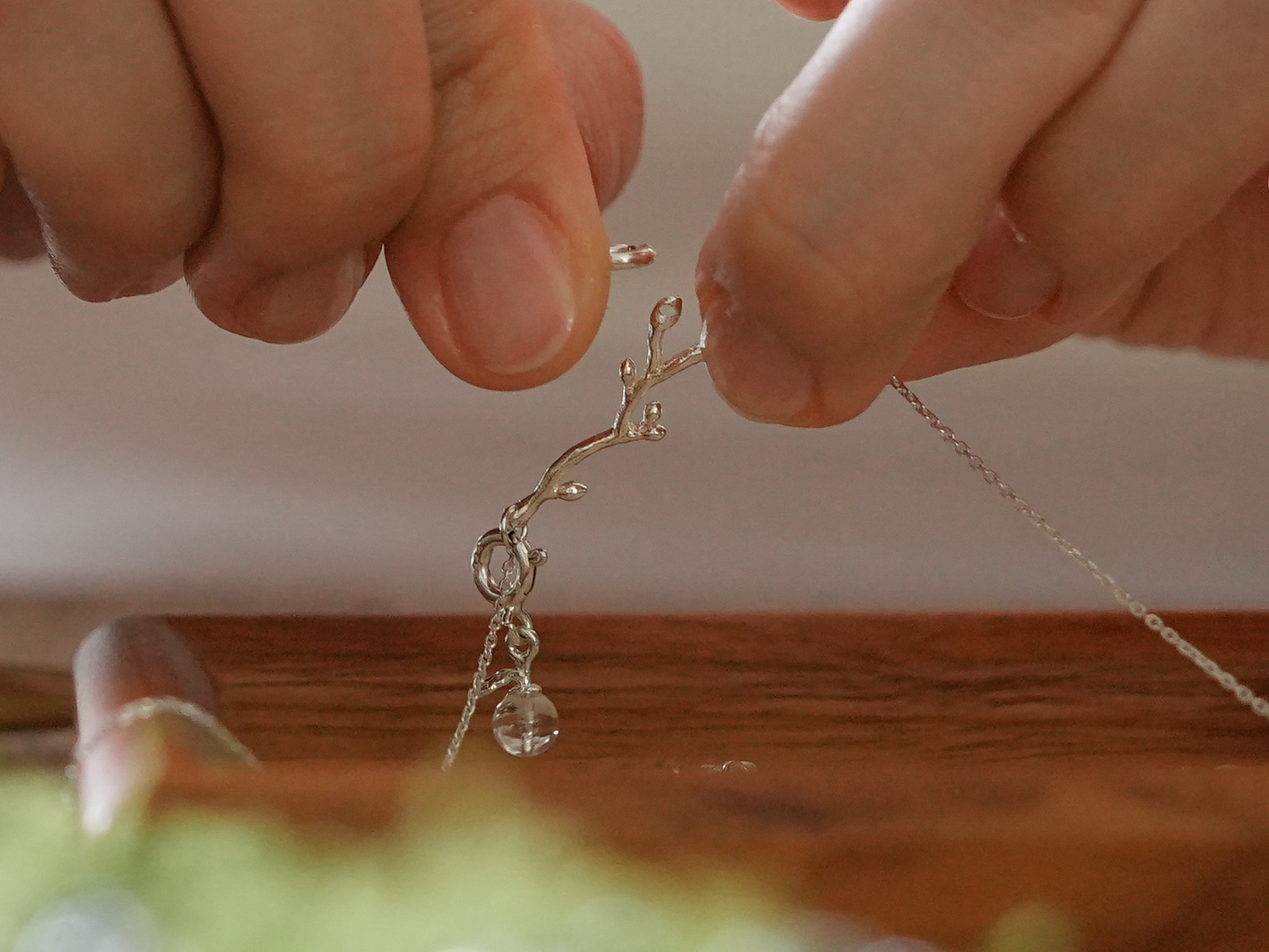 나의 정원, silver necklace (L)