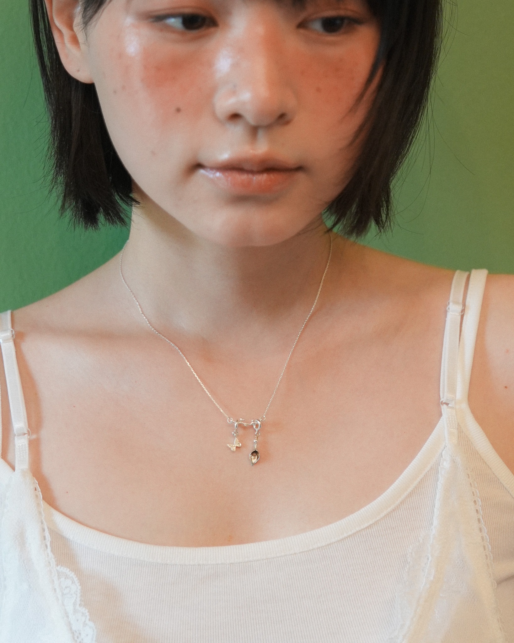 감정정원, silver necklace (S)