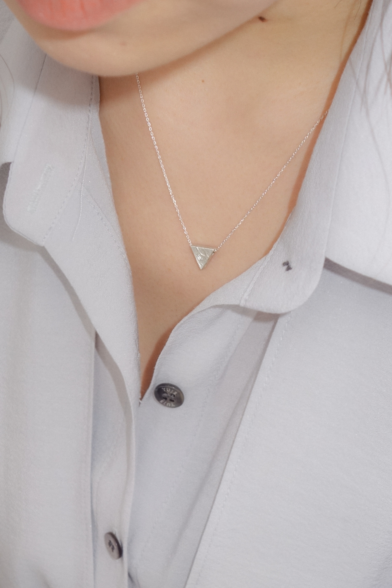 세발자전거, silver necklace