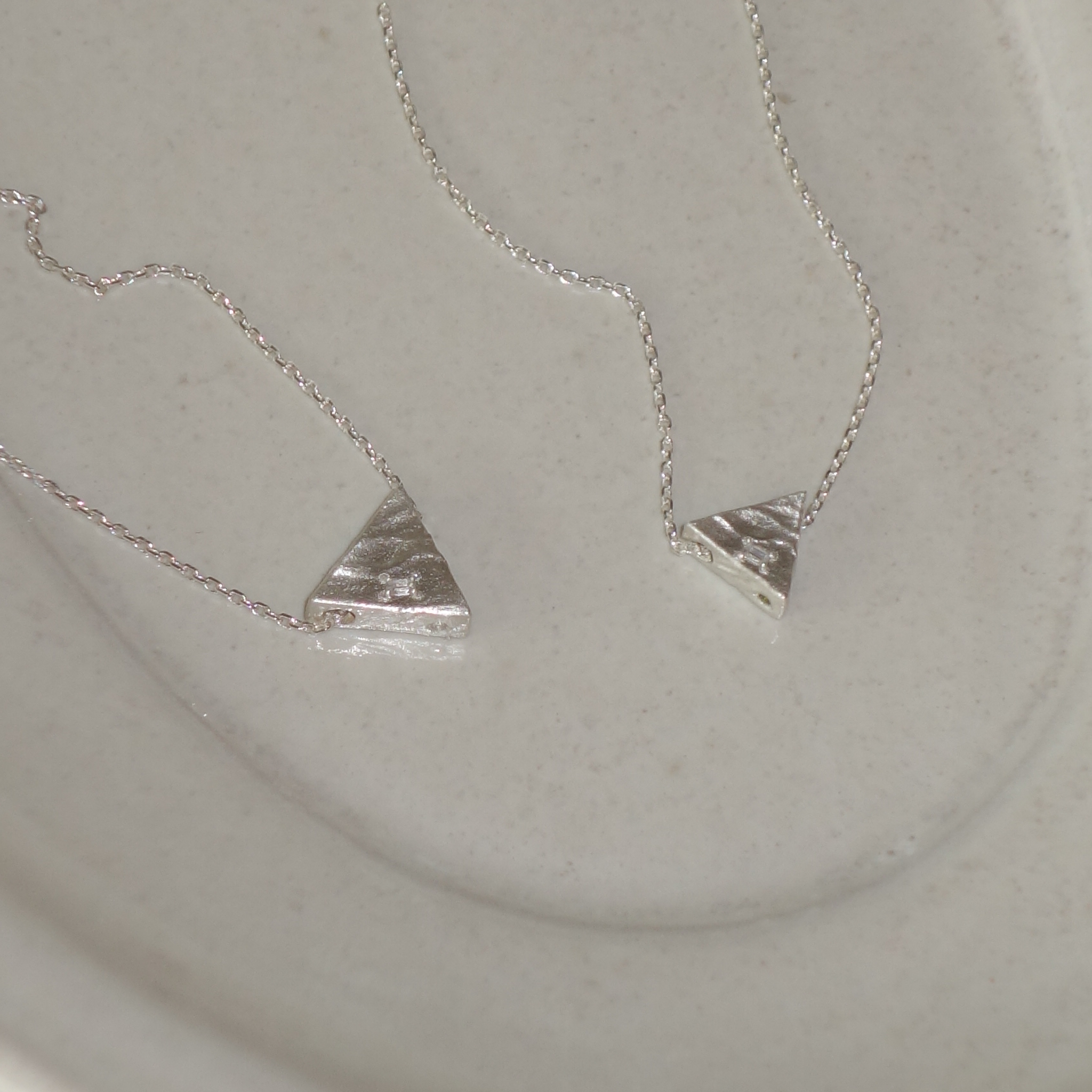세발자전거, silver necklace