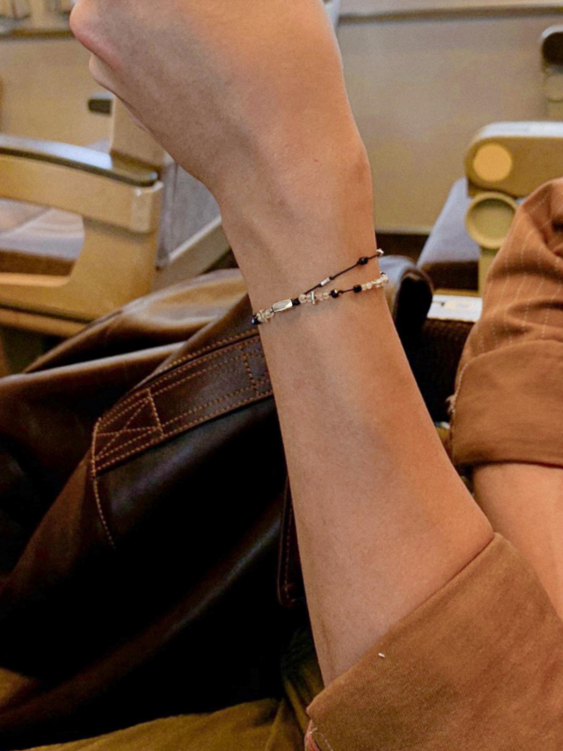 4月) 드림캐처, double line bracelet