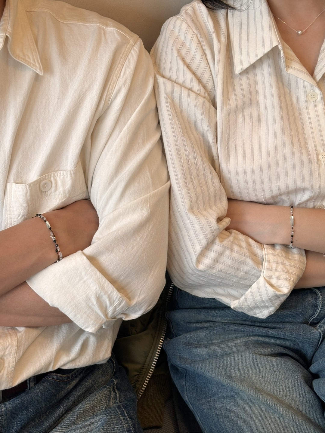4月) 드림캐처, couple line bracelets