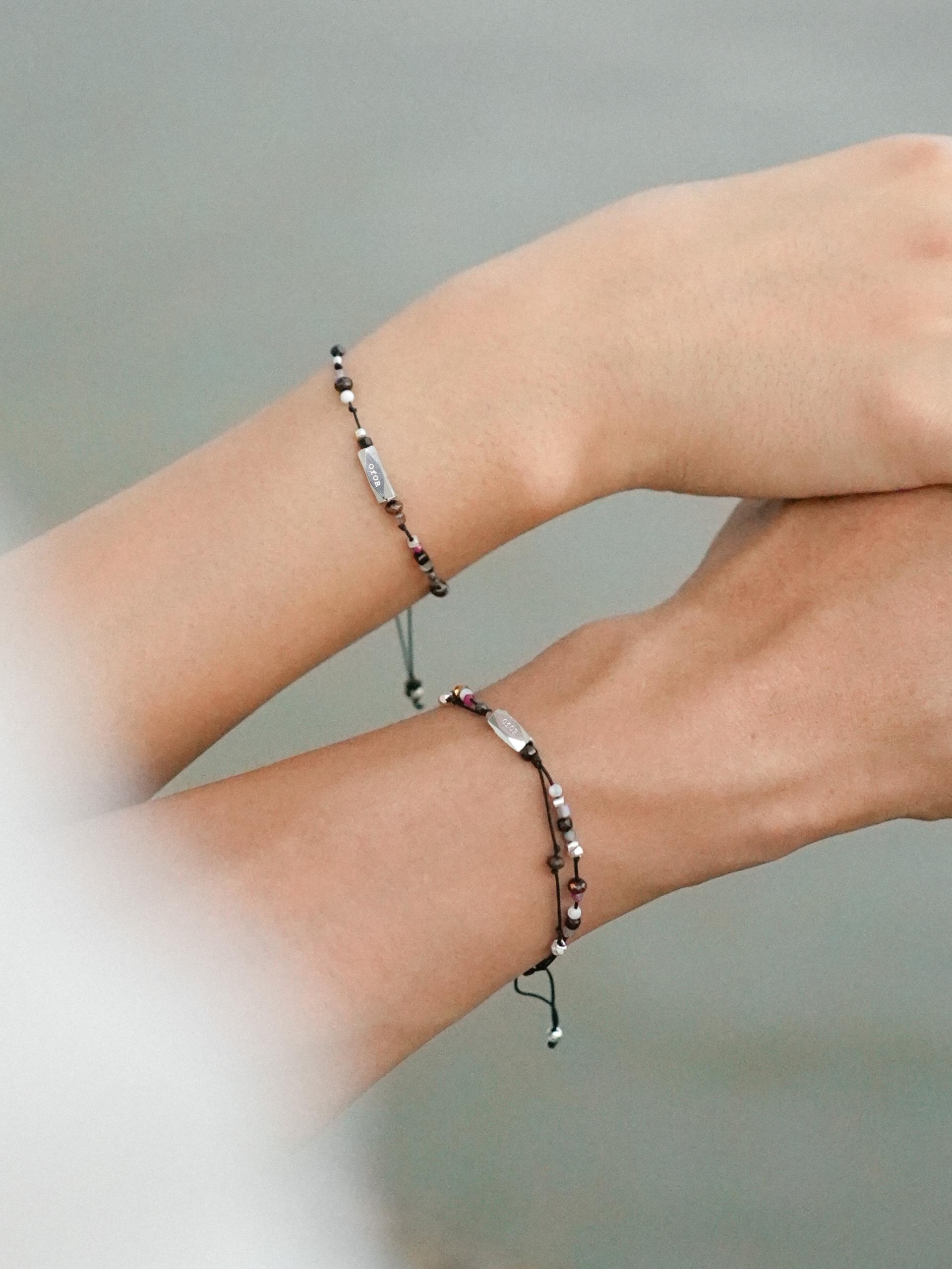 7月) 사랑을 말해요, couple line bracelets