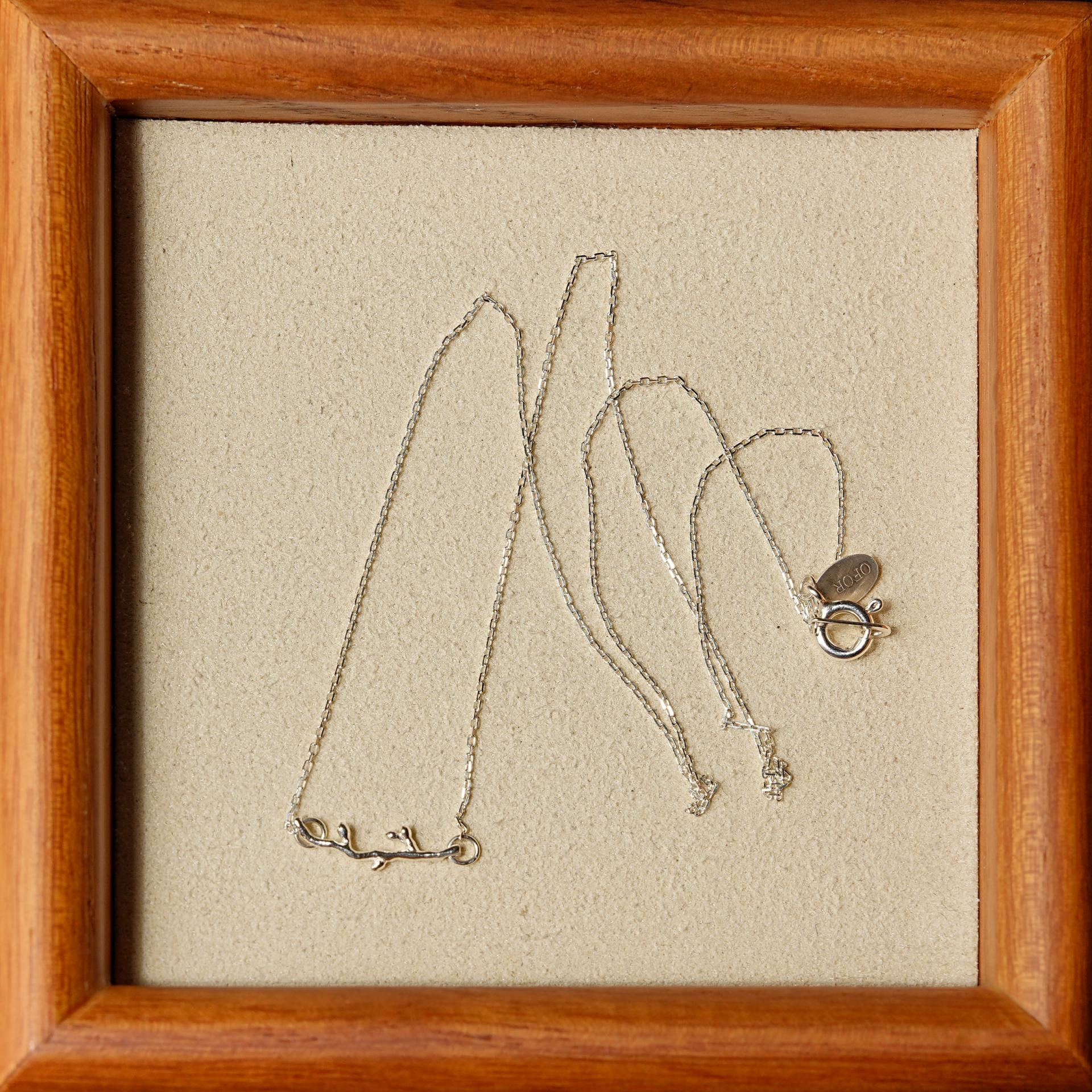 감정정원, silver necklace (S)
