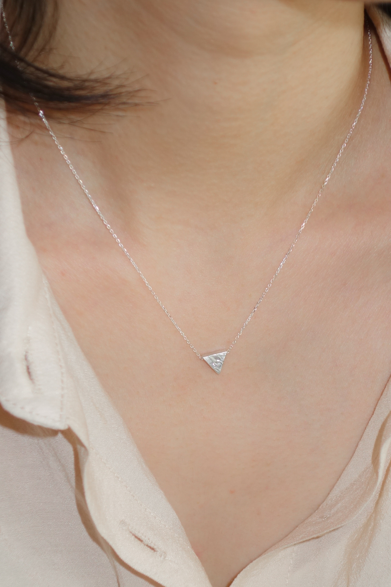 세발자전거, silver necklace