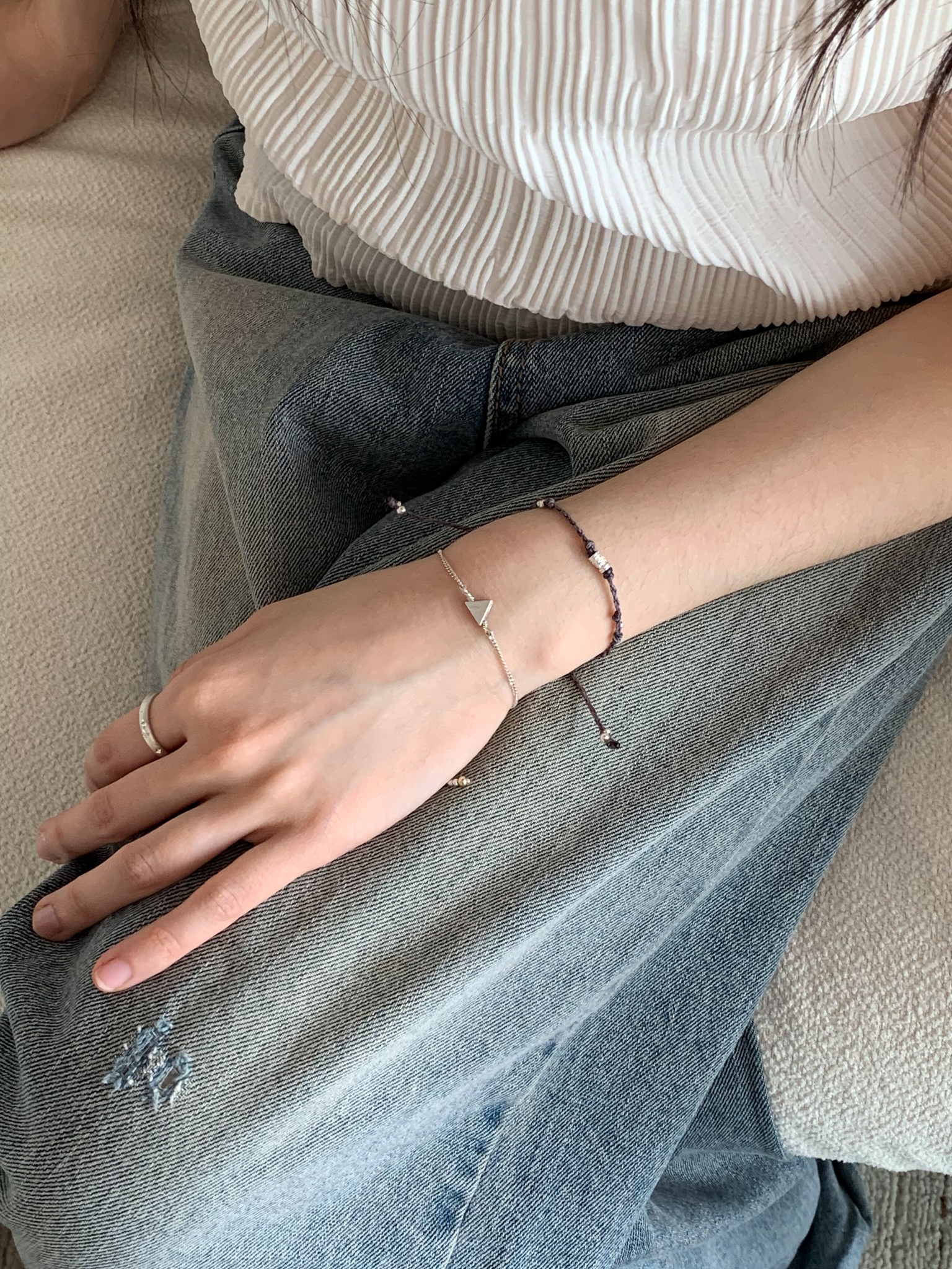 세발자전거, silver bracelet