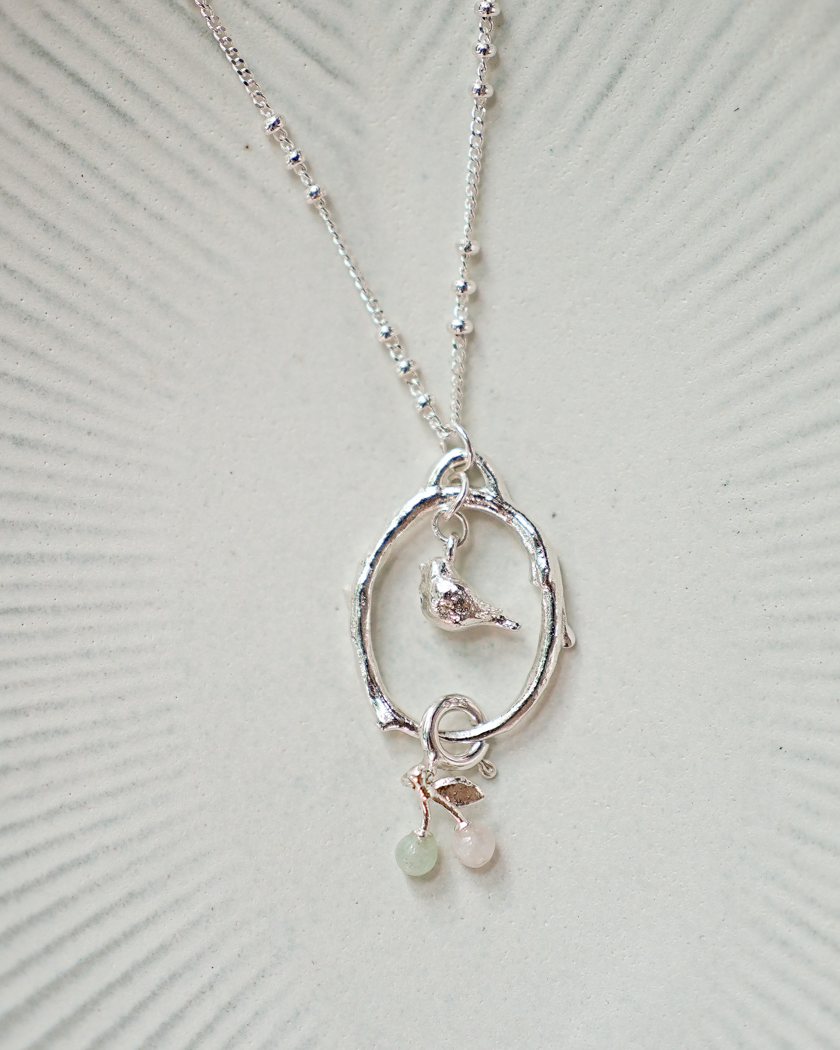 감정정원, circle necklace (silver)