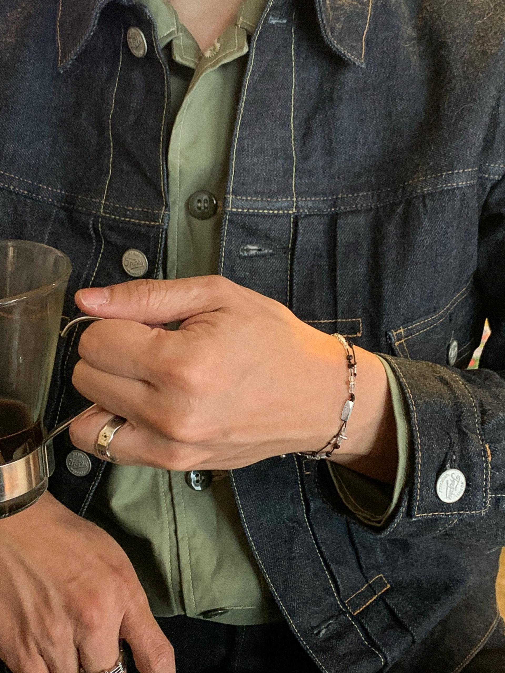 4月) 드림캐처, double line bracelet