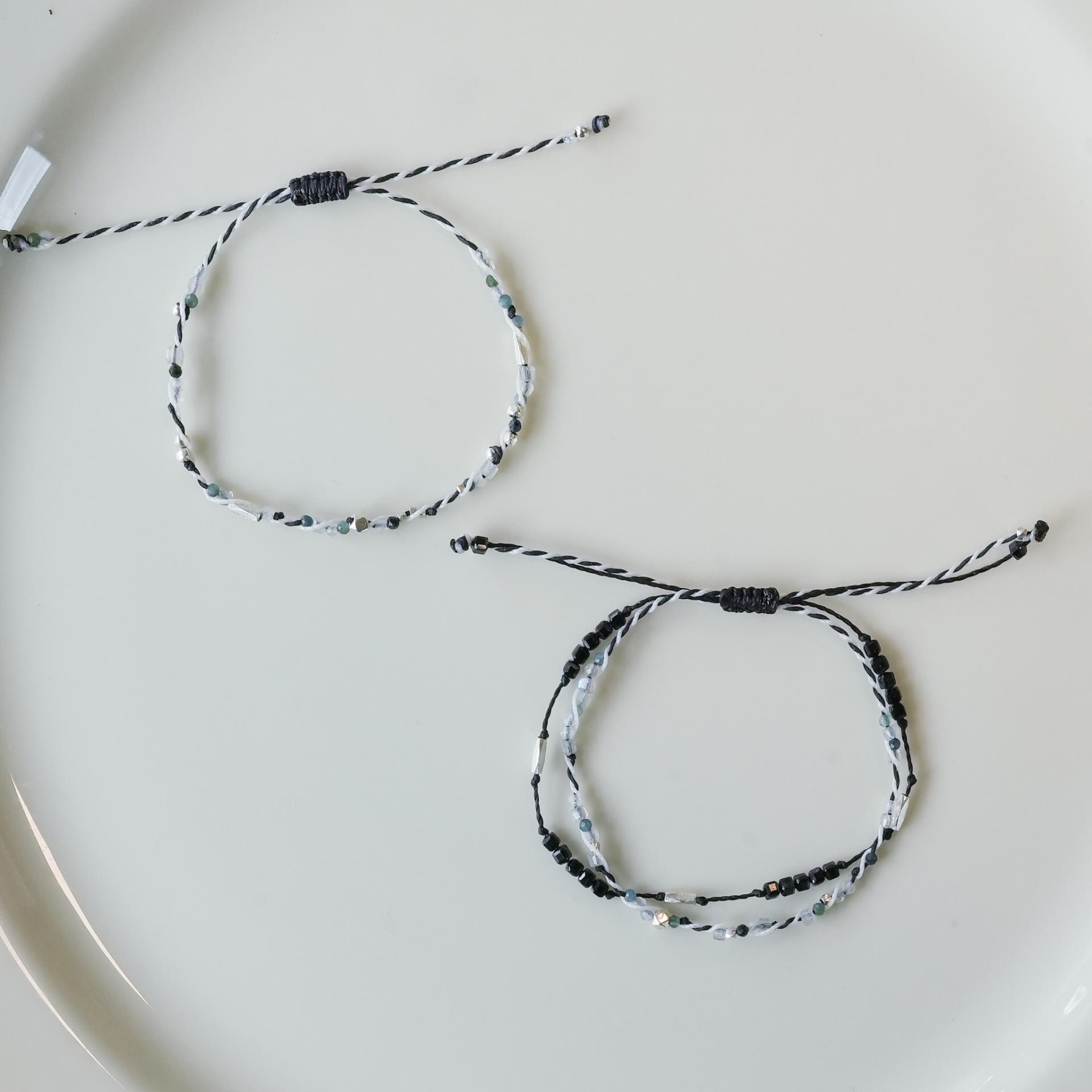 6月) 다정한 바다, couple line bracelets