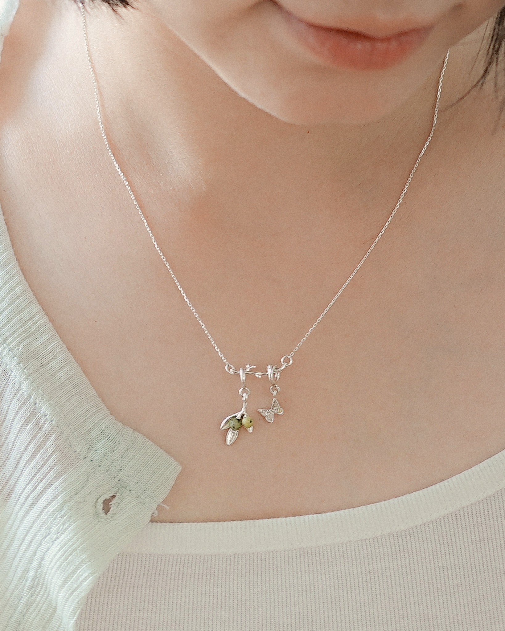 나의 정원, silver necklace (S)