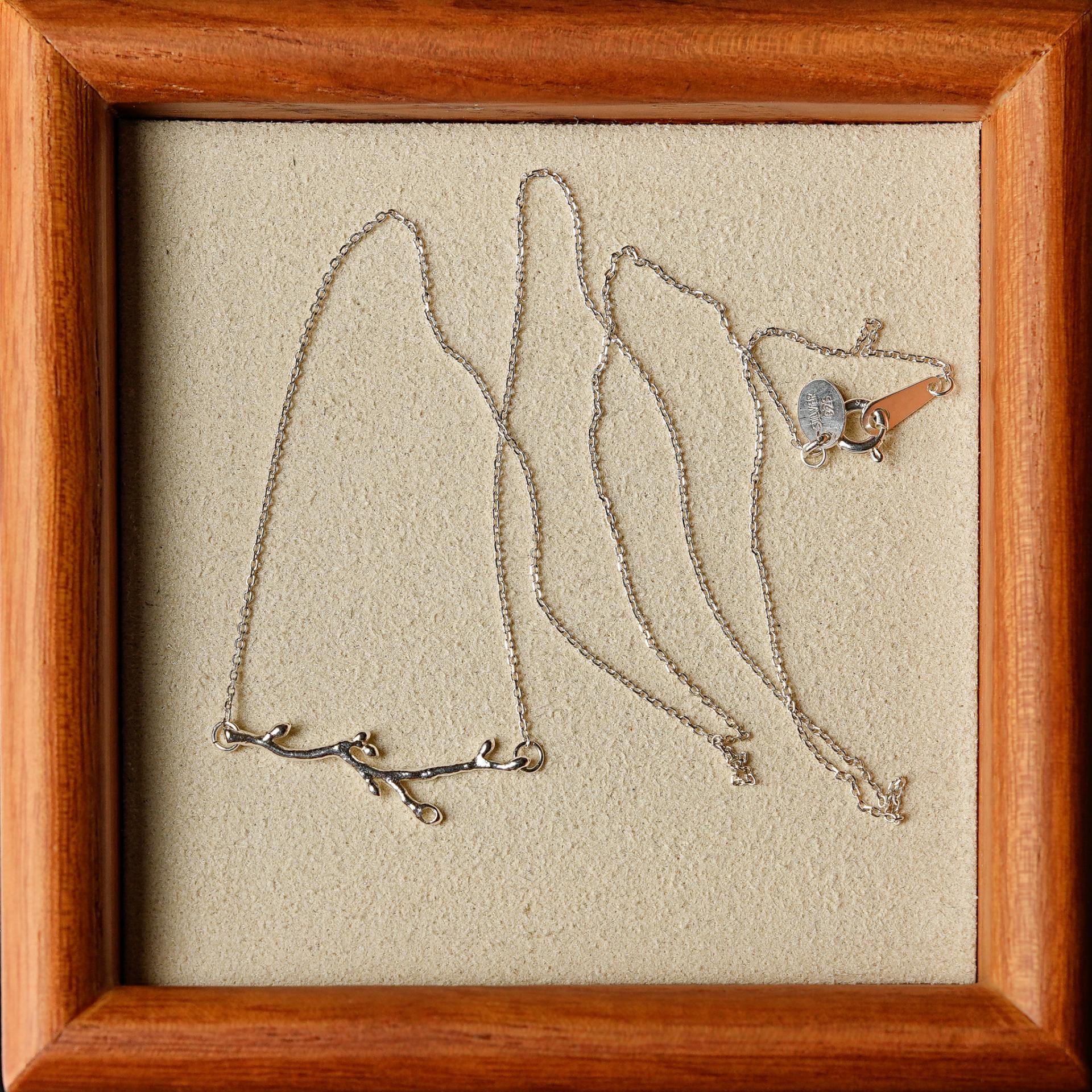 감정정원, silver necklace (L)