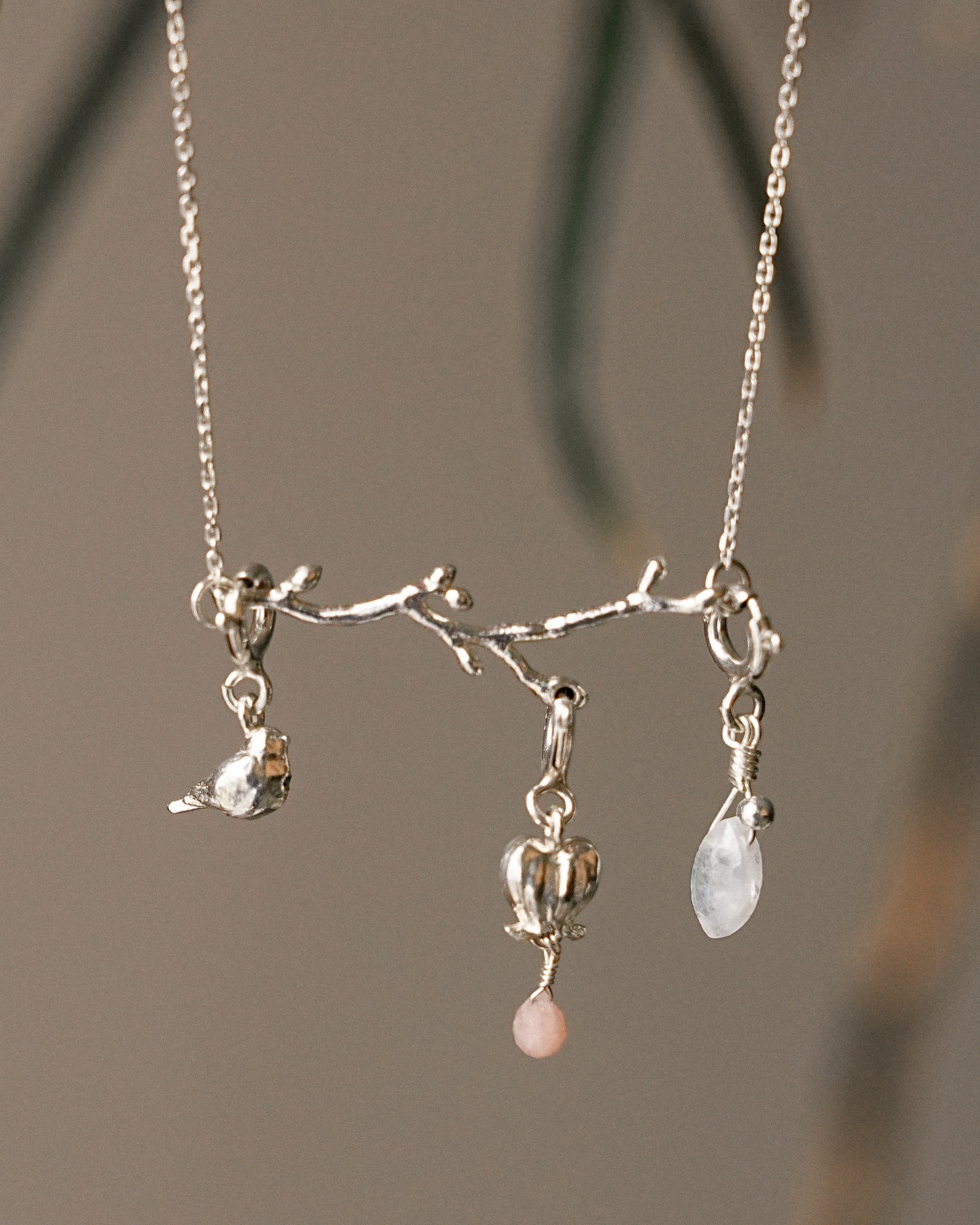 감정정원, silver necklace (L)