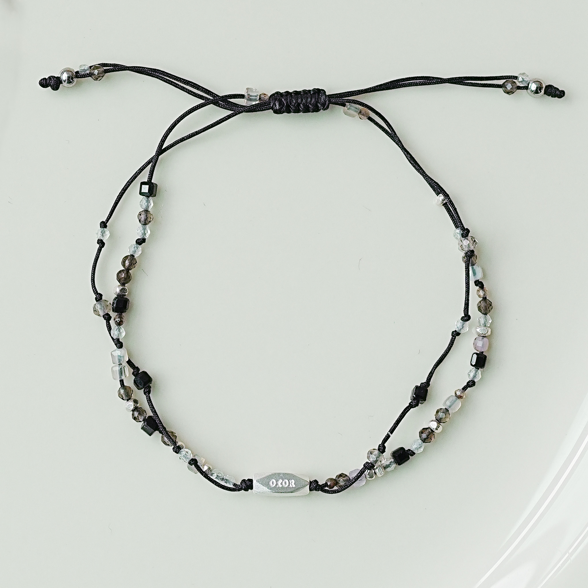 11月) 긍정의 힘, double line bracelet