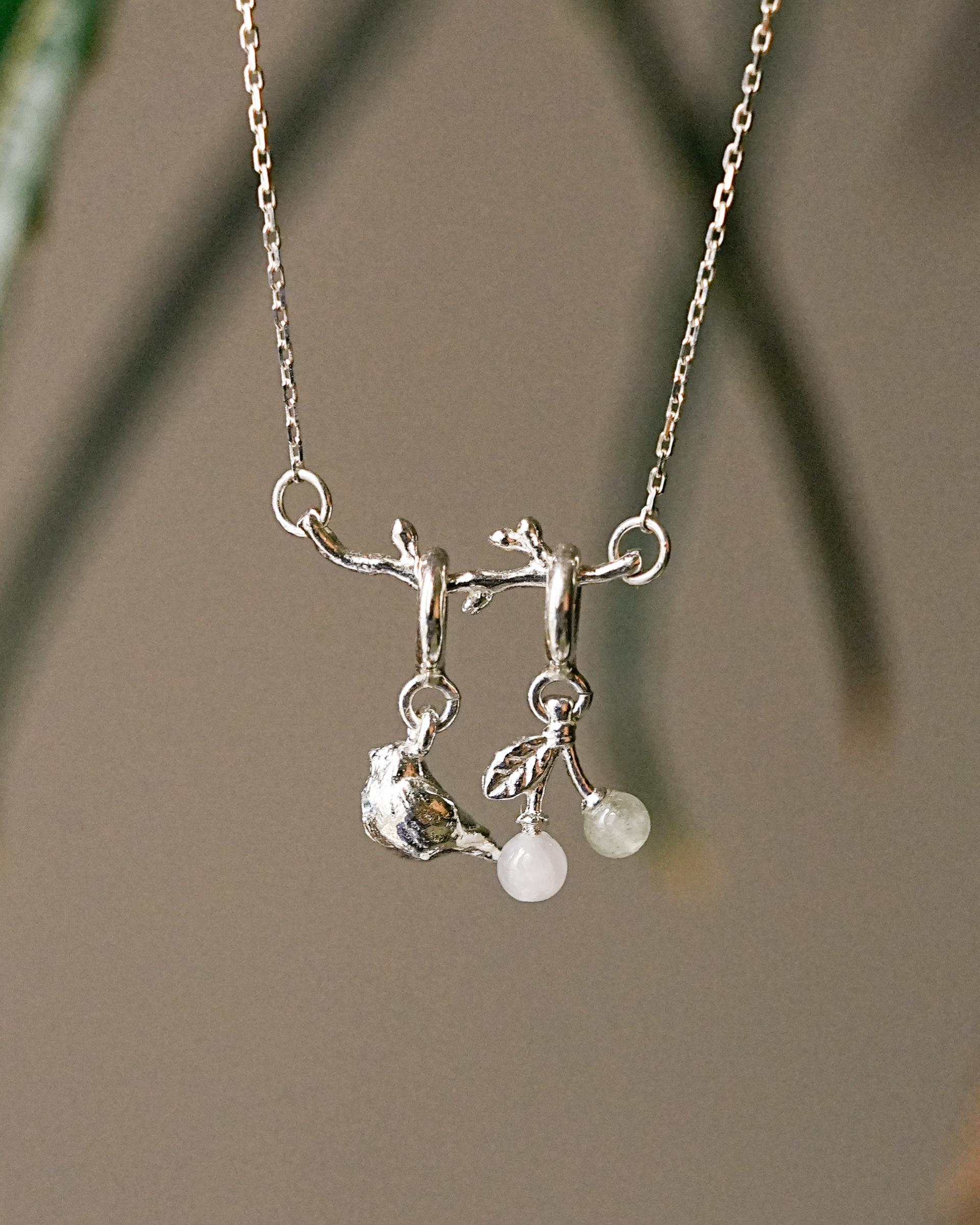 감정정원, silver necklace (S)