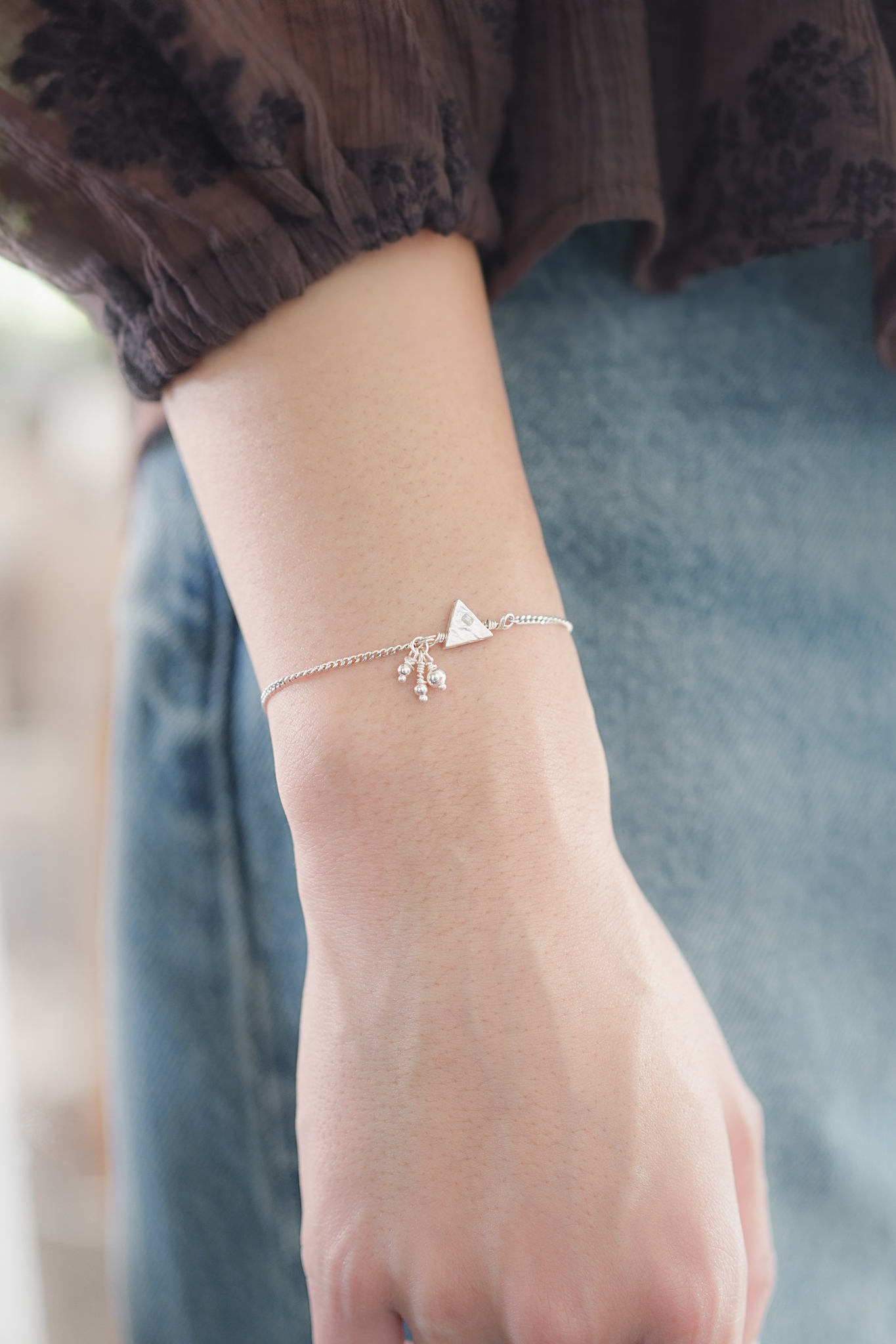 세발자전거, silver bracelet