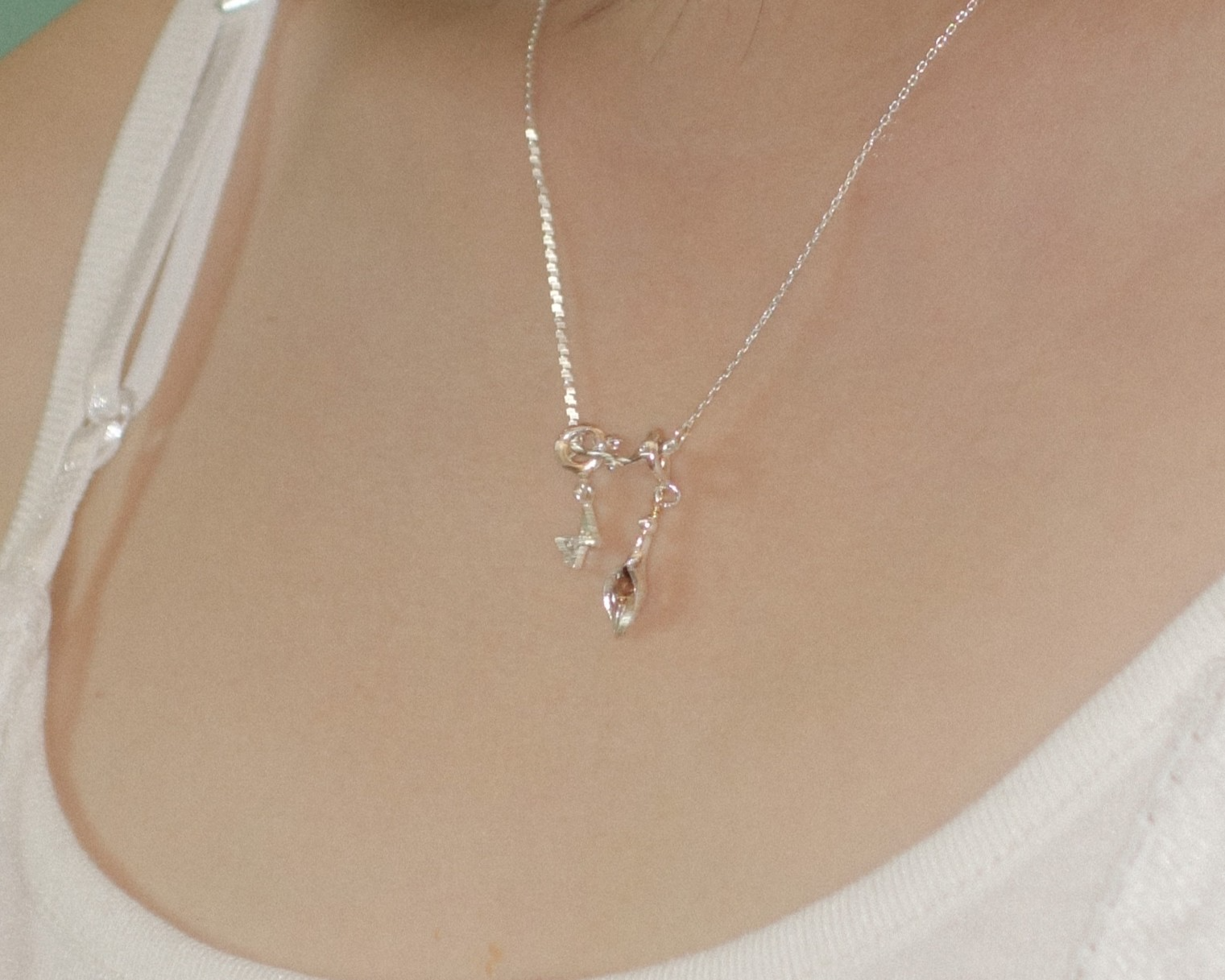 감정정원, silver necklace (S)