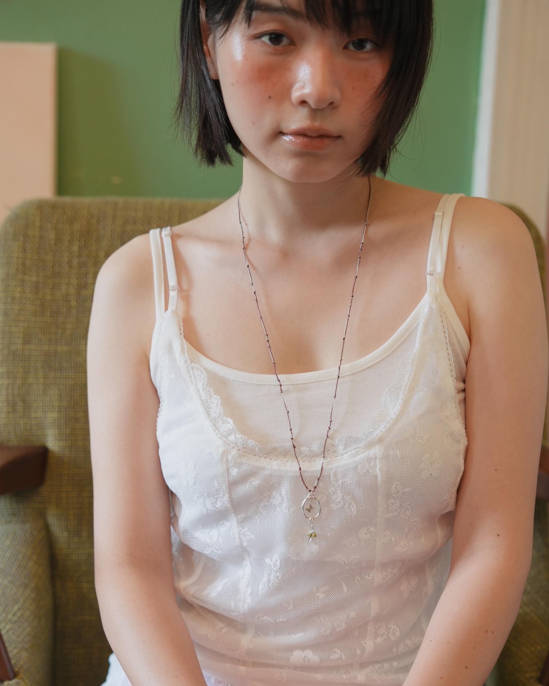나의 정원, silver necklace (circle)
