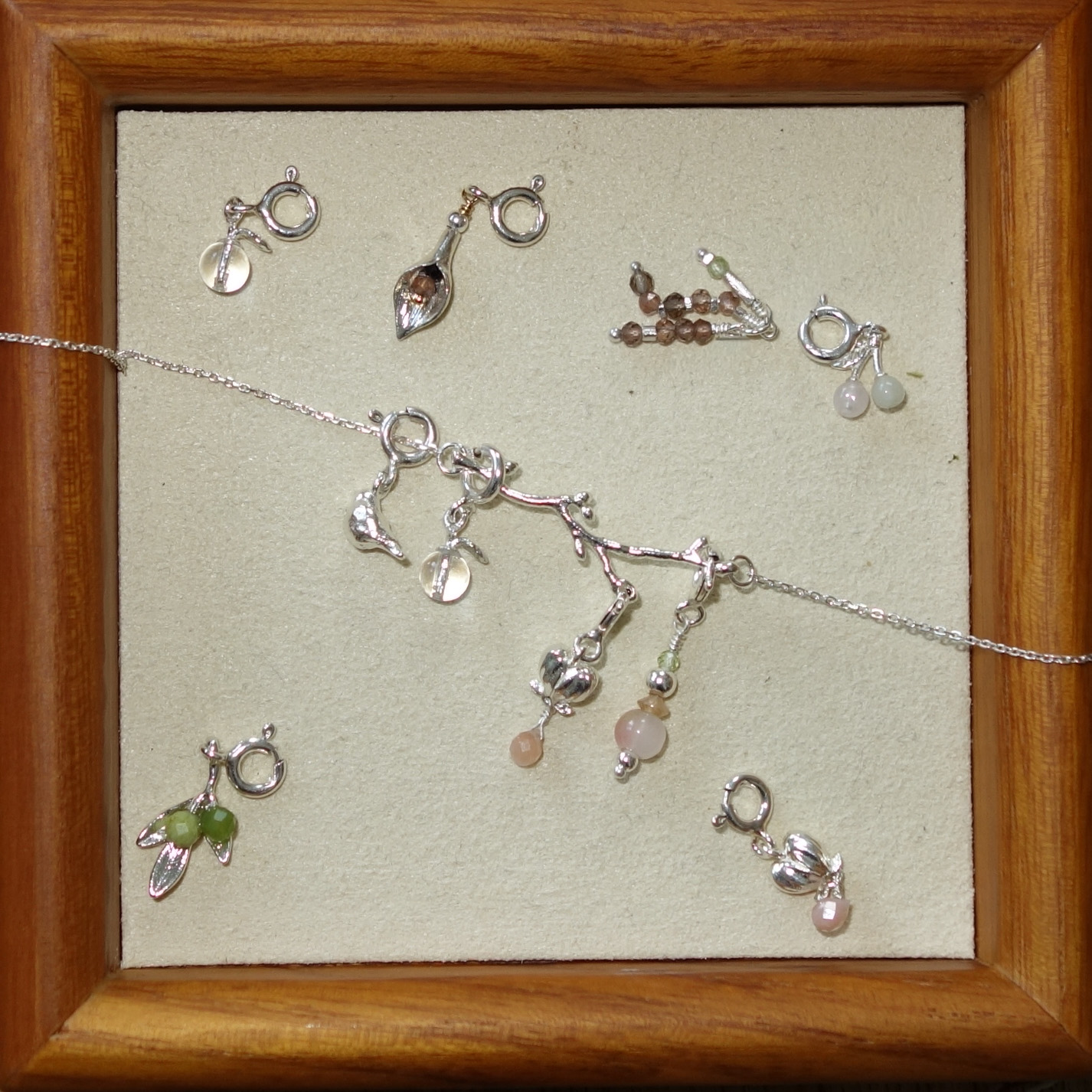 나의 정원, silver necklace (L)