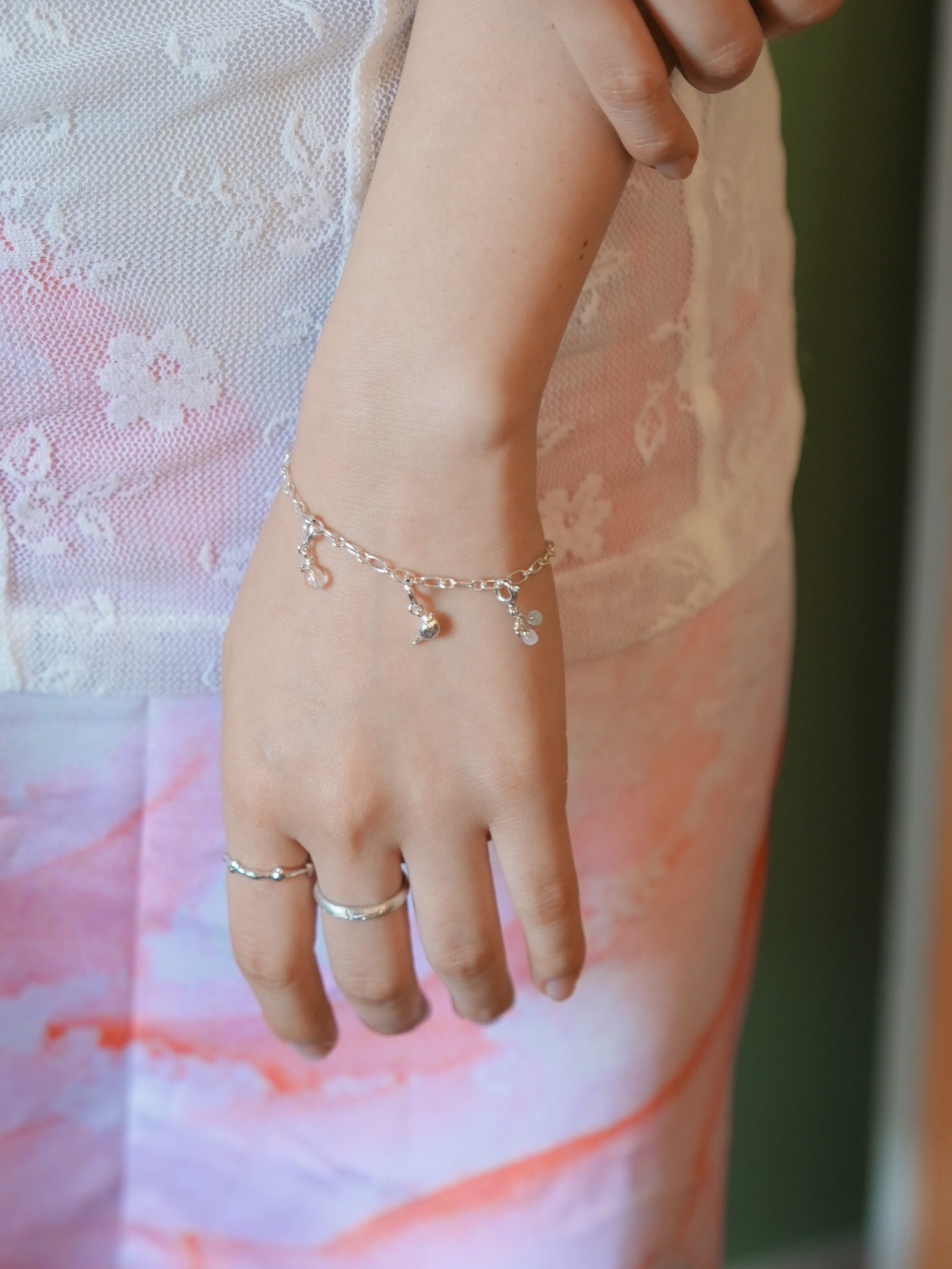나의 정원, silver bracelet