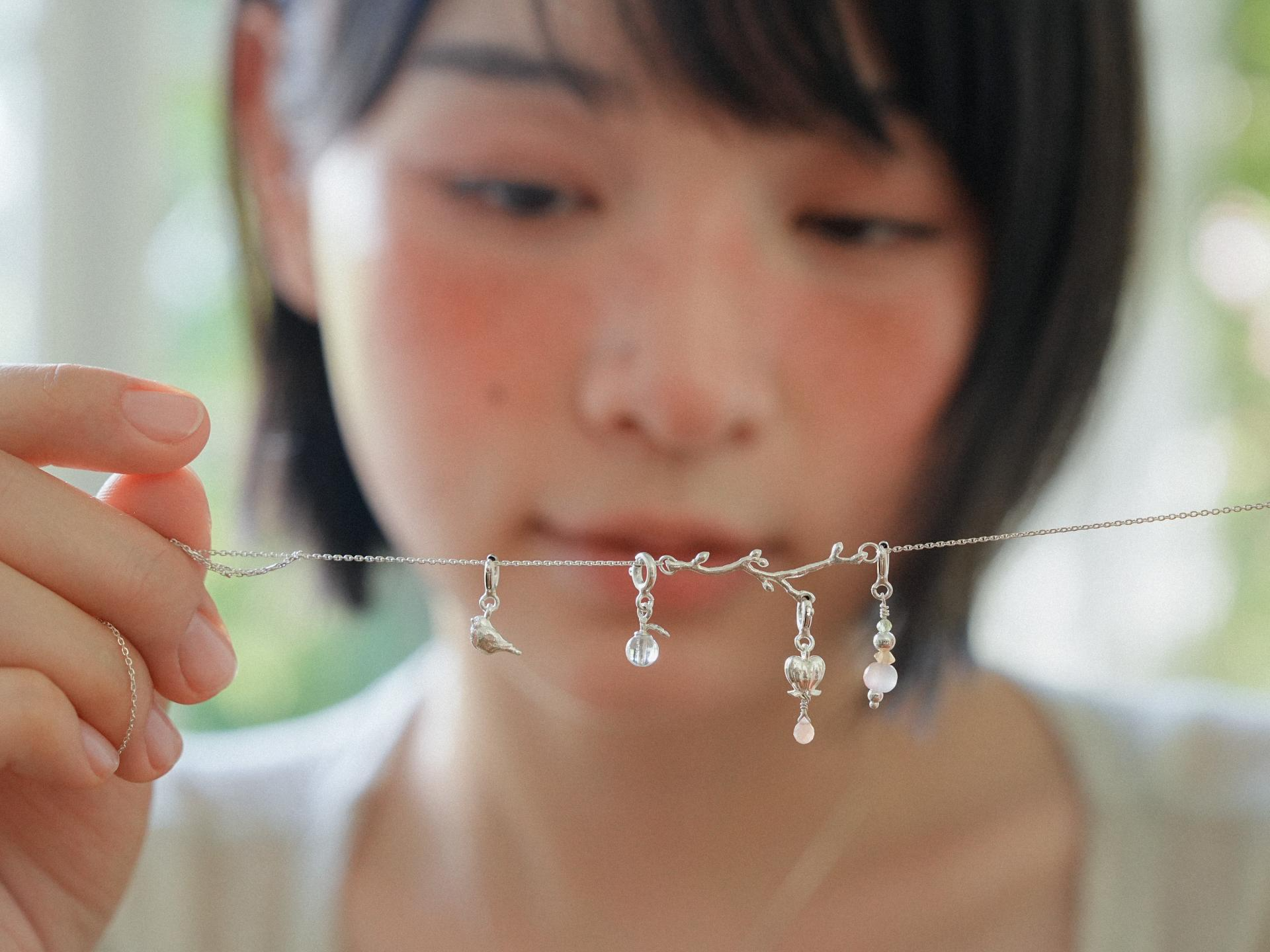 나의 정원, silver necklace (L)