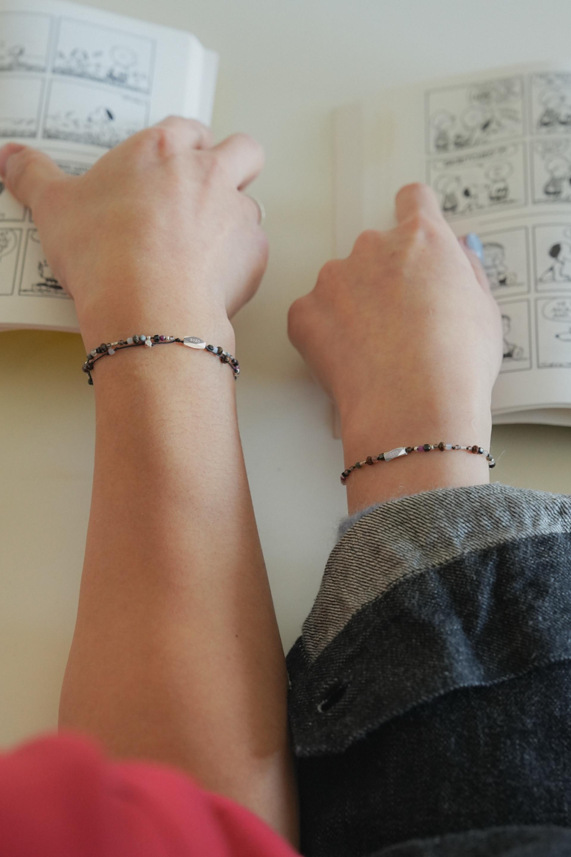 7月) 사랑을 말해요, couple line bracelets