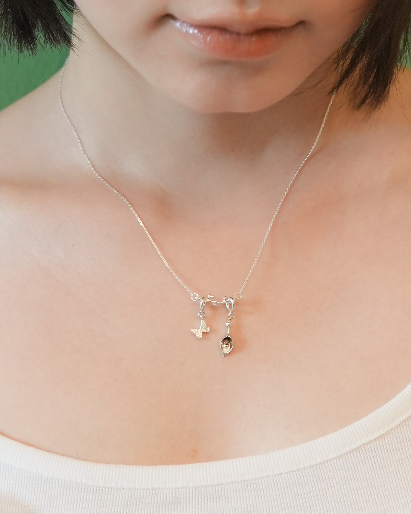 나의 정원, silver necklace (S)