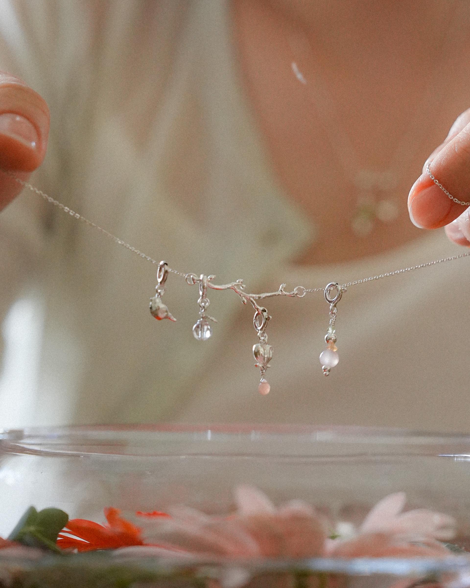 나의 정원, silver necklace (L)